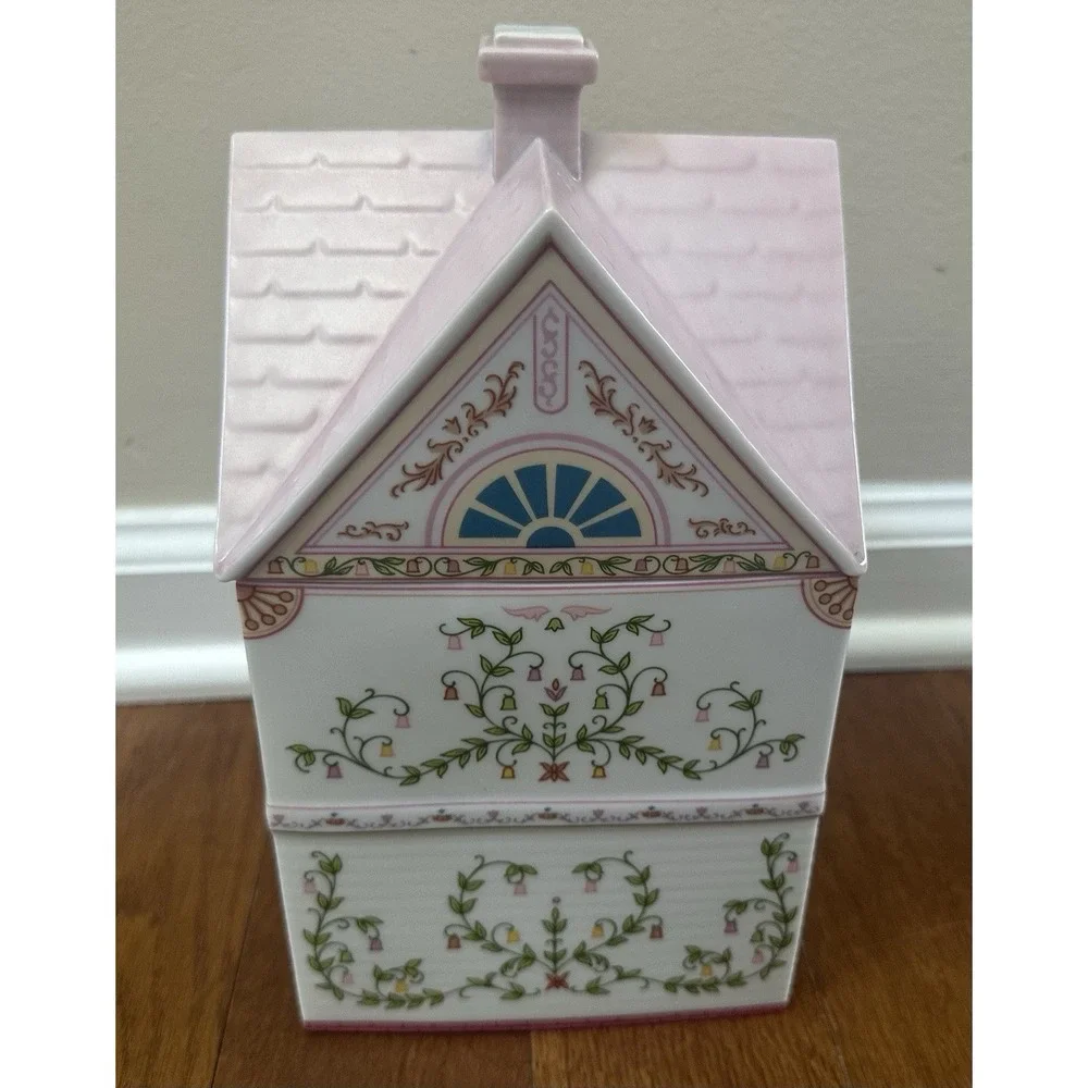 Vintage 1990 Lenox Spice Village Sugar Sweet Shoppe Canister